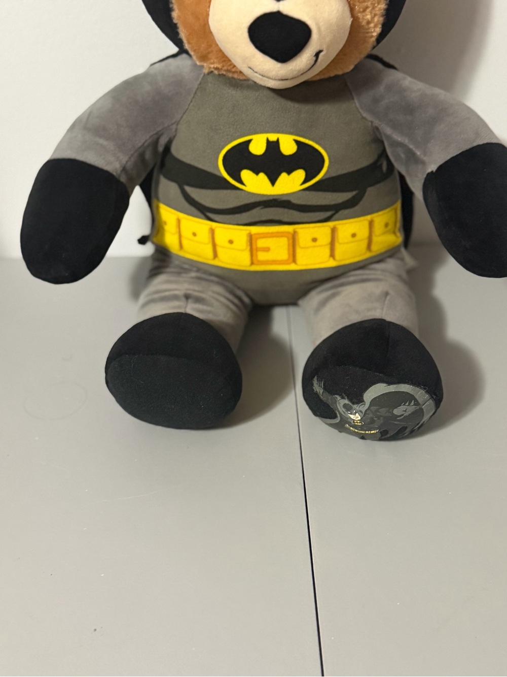 Build-A-Bear Batman Inspired Teddy Bear 16” Retired DC Comics Plush 2017 - Picture 6 of 16